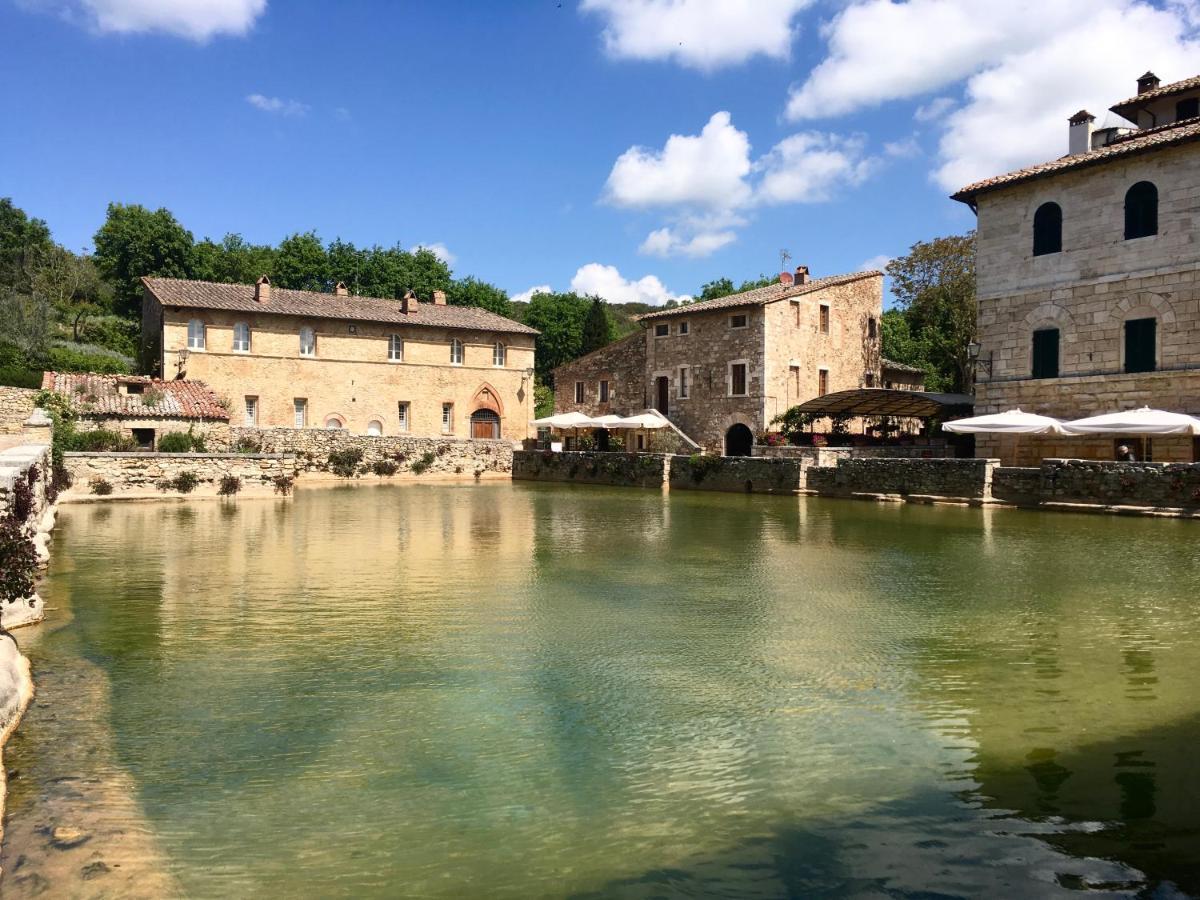 Casa Alla Vecchia Posta Di Bagno Vignoni Exteriör bild